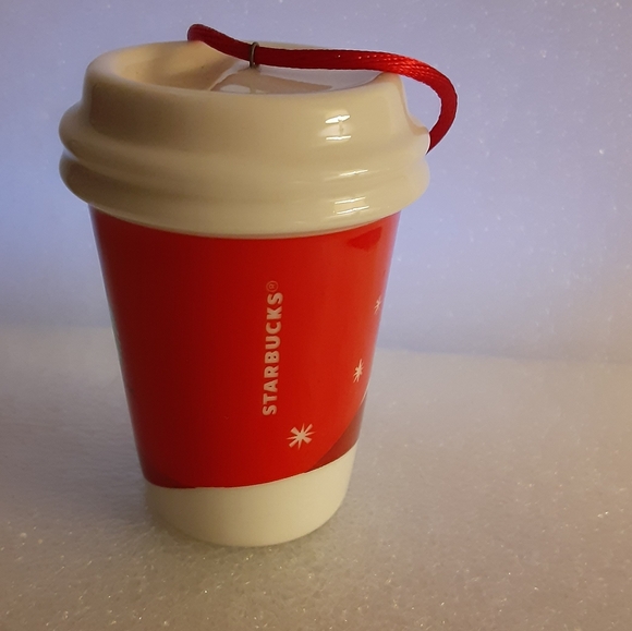 Christmas Starbucks 2011 Dog and Sleigh Ornament - Picture 3 of 7